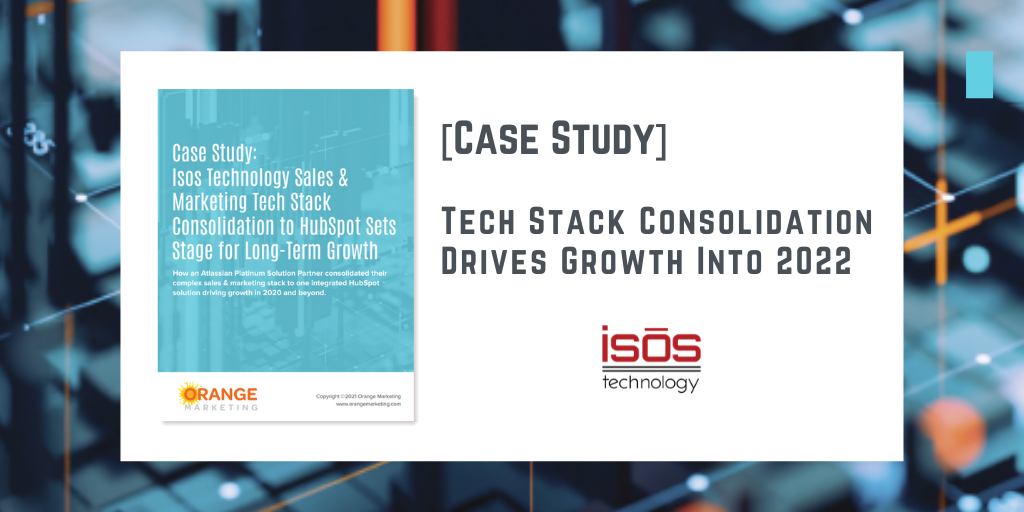 sales and marketing tech consolidation