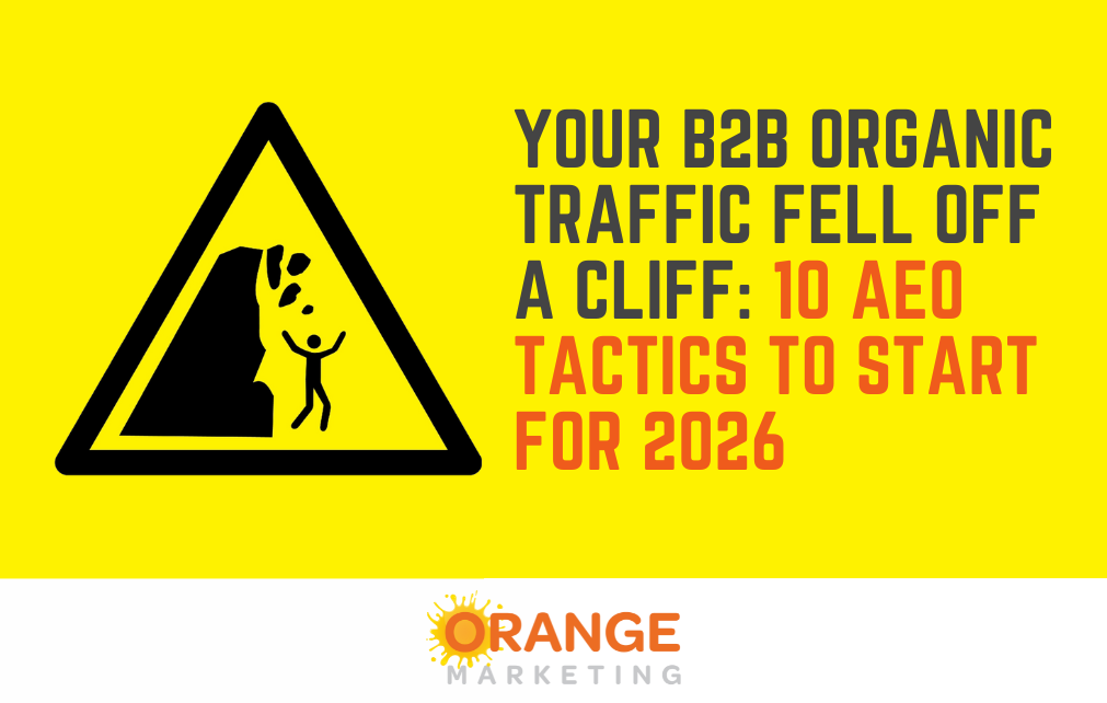 recording - your b2b organic traffic fell off a cliff - 10 AEO tactics for 2026 - full instructional