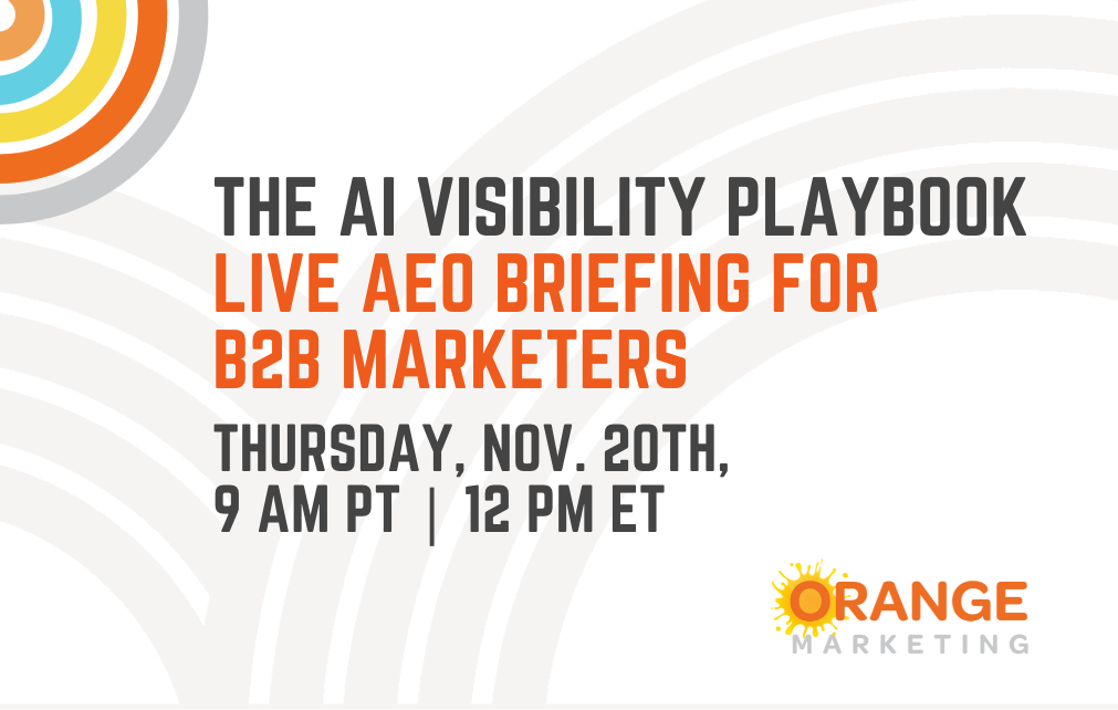 [ONLINE NOV 20] The AI Visibility Playbook: Live AEO Briefing for B2B Marketers
