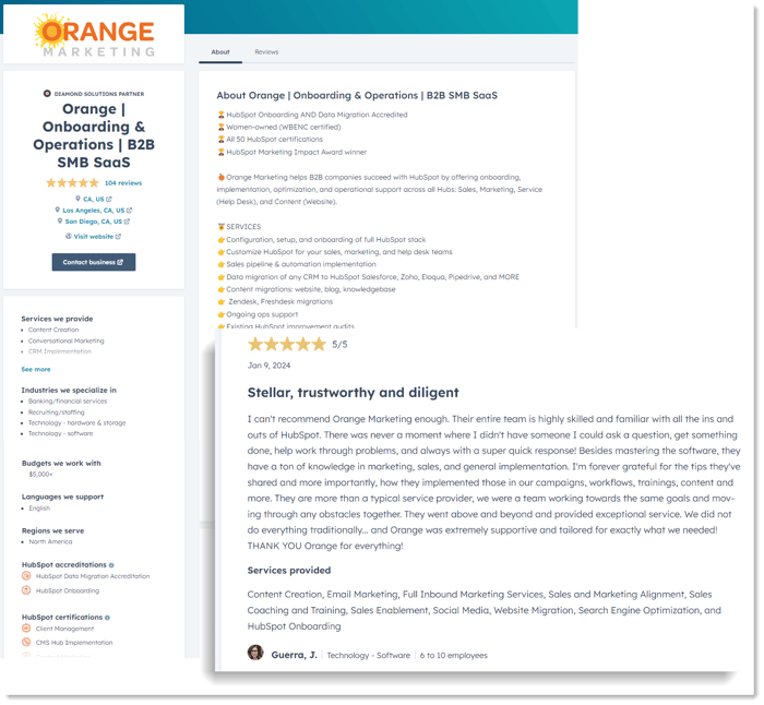 Hubspot reviews