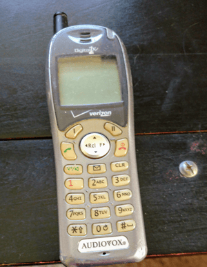 My old phone- use it to contact us!