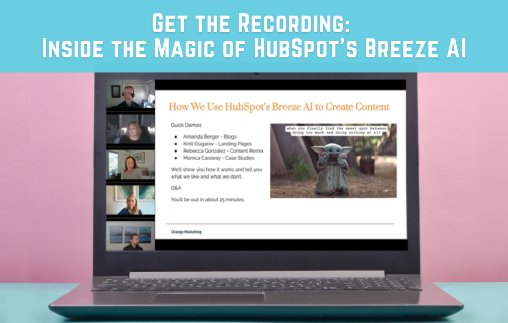 Recording: Inside the magic of hubSpot's Breeze AI