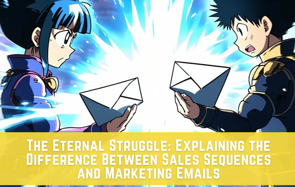 Eternal Struggle: Explaining the Difference Between Sales Sequences and Marketing Emails
