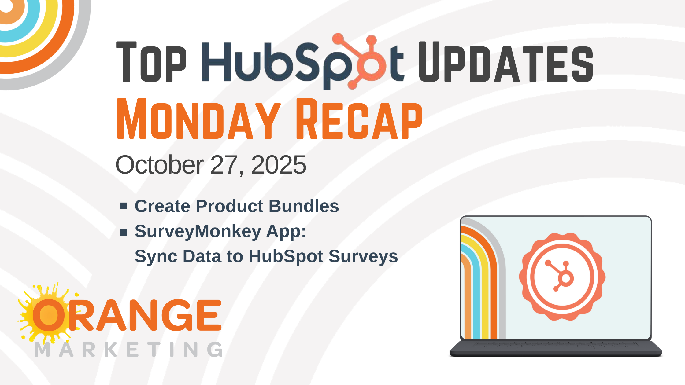 hubspot updates october 27 product bundles and hubspot surveys