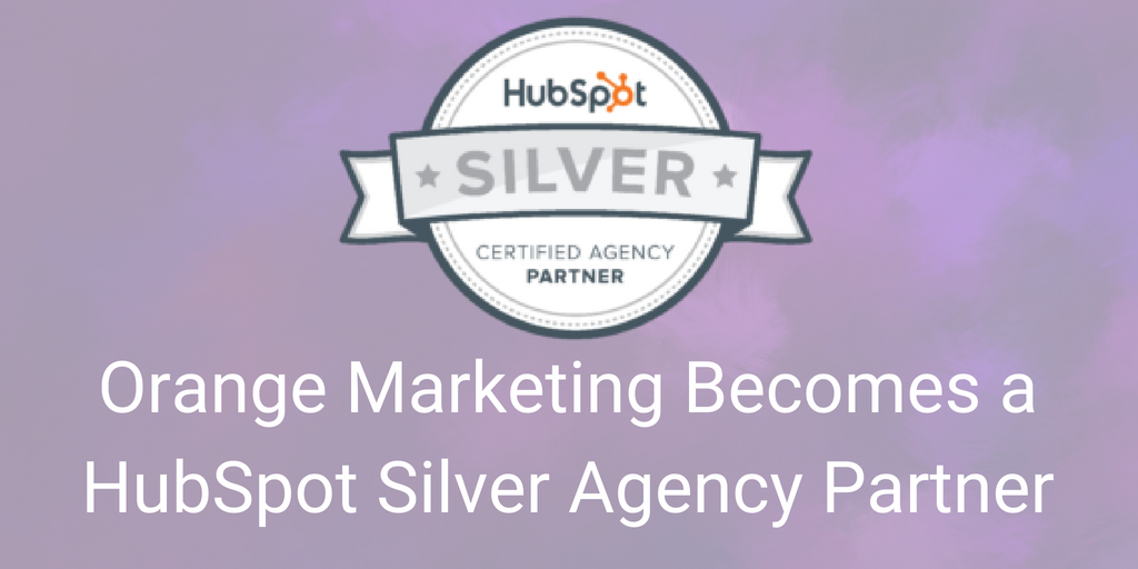 OrangeMarketing HubSpot Silver blog header