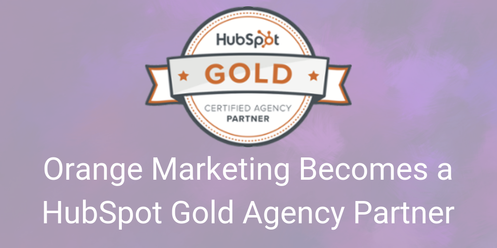 OrangeMarketing HubSpot Silver blog header