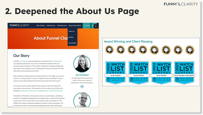 about us page and faqs_aeo tips webinar recording