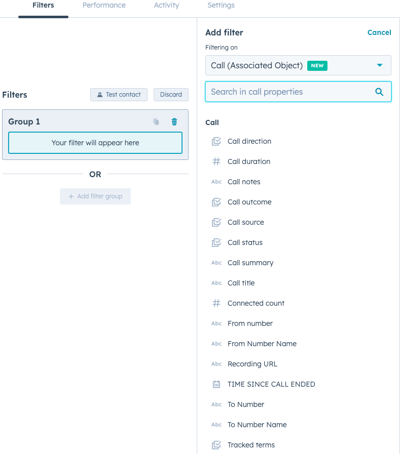 activity filter 3