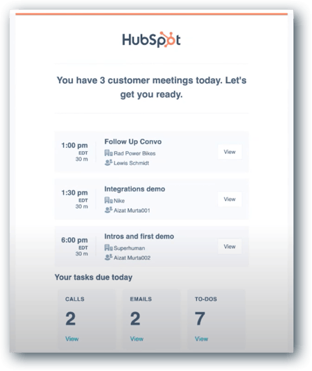 daily digest_hubspot admin HUG