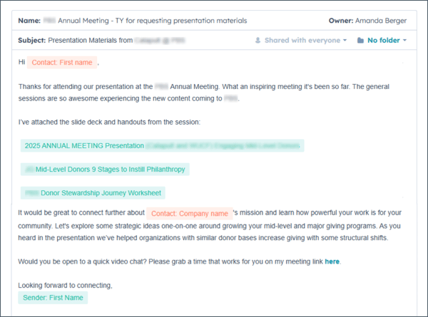 email template_hubspot