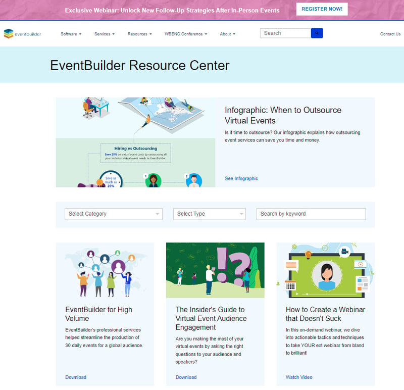 eventbuilder resource center