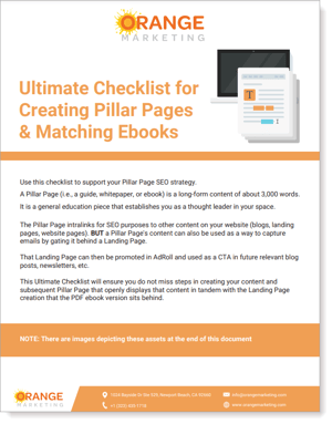 pillar page checklist
