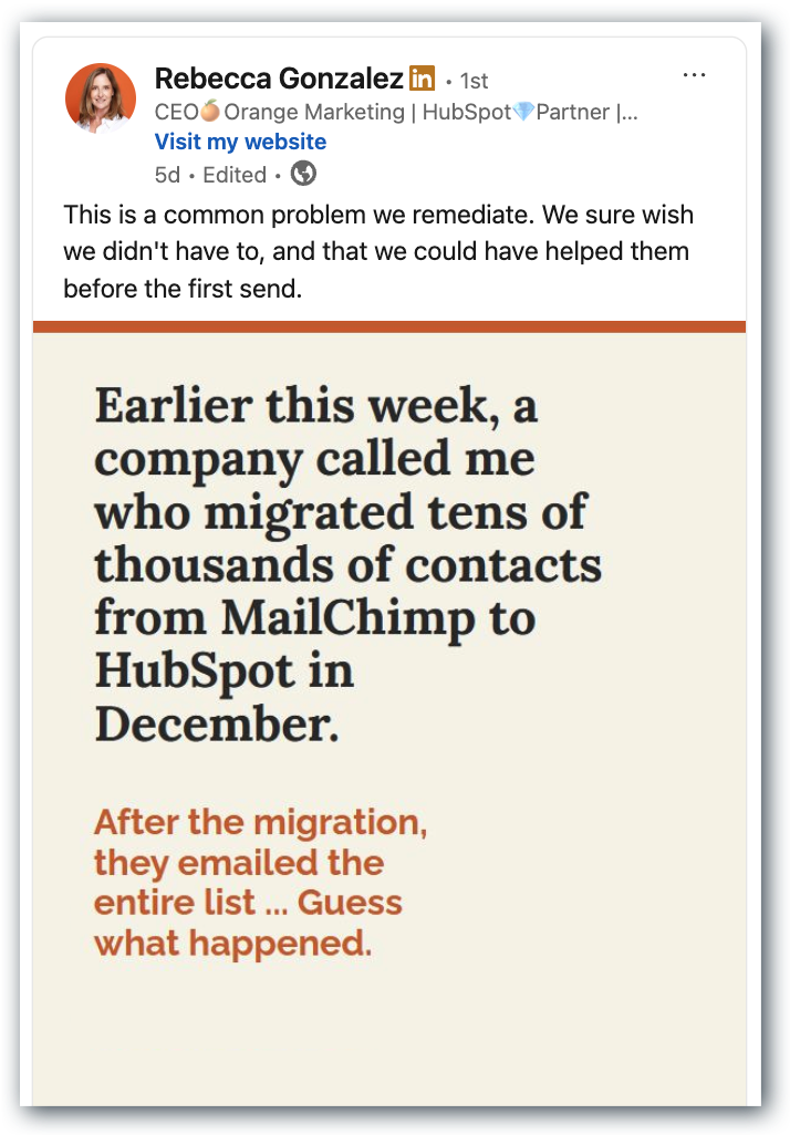 rebecca gonzalez_linkedin_b2b email deliverability